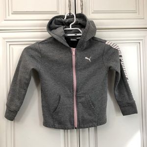 PUMA logo zip hoodie